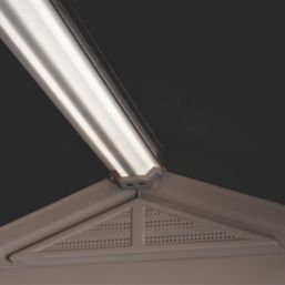 Keter Factor 8' 6" x 6' (Nominal) Apex Resin Shed Brown