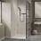 Triton Benito Rear-Fed Exposed Matte Black Thermostatic Mixer Shower