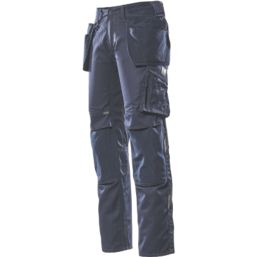 Mascot Kassel Unique Work Trousers Dark Navy 34.5" W 35" L