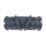FloPlast  Push-Fit 0-90° Double Socket Adjustable Pipe Bend Anthracite Grey 110mm