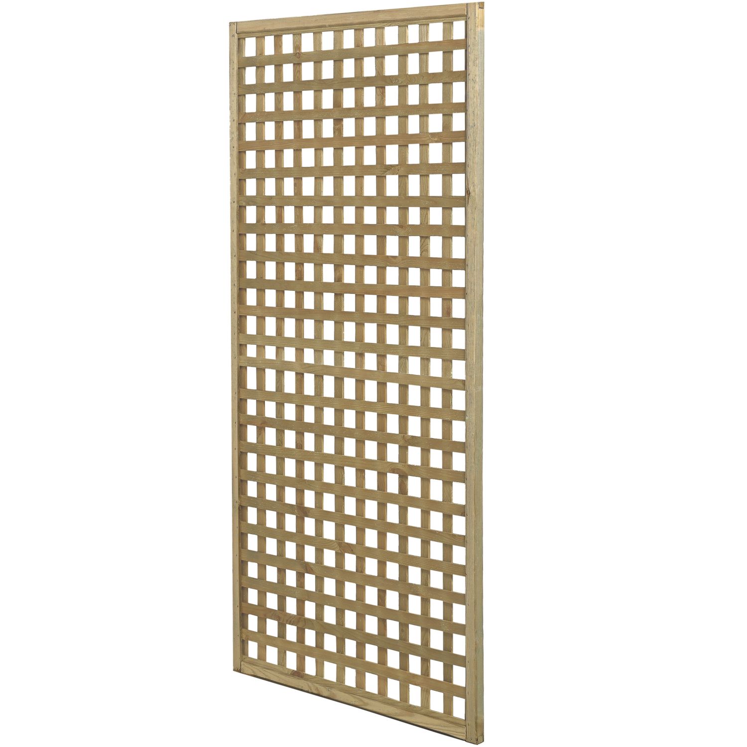 Forest Premium Framed Softwood Rectangular Garden Trellis 3' x 6' 4 Pack (893KP)
