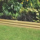 Forest Slatted Border Edging Smooth-Planed 1.2m 3 Pack