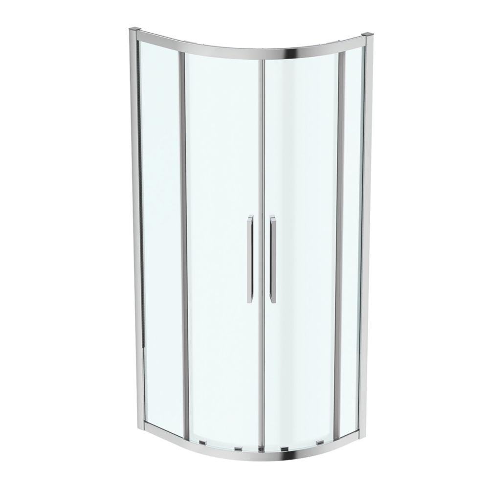 Ideal Standard I.life Semi-Framed Offset Quadrant Shower Enclosure Non-Handed Silver 760mm x 900mm x 2005mm