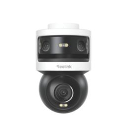 Reolink OMVI Series P931 White Wired Upper Camera: 10MP; Lower Camera: 8MP Indoor & Outdoor Triple-Lens PoE Security Camera with Spotlight & Photocell Sensor