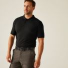 Regatta Classic Polo Shirt Black - 800 4X Large 57.5" Chest