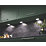 Sensio Horizon TrioTone Rectangular LED Under Cabinet Lights Steel 14.4W 250lm 4 Pack