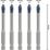 Bosch Expert HEX-9 Hex Shank Tungsten Carbide Tile & Glass Drill Bits 6mm x 90mm 5 Pack