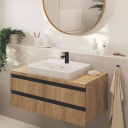 Hansgrohe Vernis Blend 70 Matt Black 126mm Cloakroom Lever Mono Basin Mixer Tap