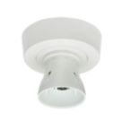 Knightsbridge  Straight HO Batten Lampholder Skirt Light Fitting B22 3.46" 10 Pack