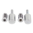 Smith & Locke  49mm Sash Stops Polished Chrome 2 Pack