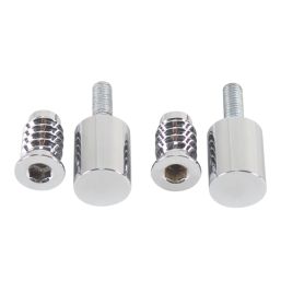 Smith & Locke  49mm Sash Stops Polished Chrome 2 Pack