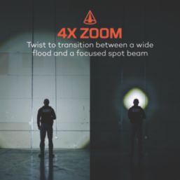 Nebo Blueline Flex Rechargeable LED Handheld Torch Black 1800lm