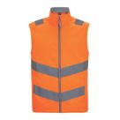 Regatta Hi-Vis Pro Contract Ablaze Softshell Bodywarmer Orange 2X Large 53.1" Chest