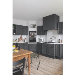 V33 2Ltr Charcoal Grey Satin Kitchen Cupboard Paint