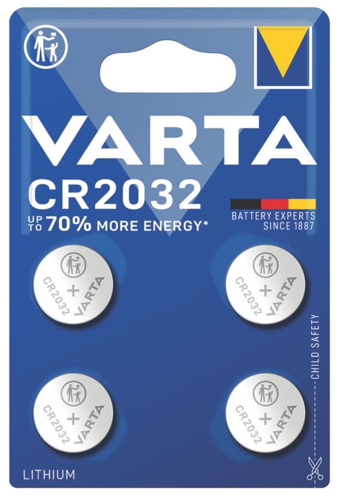 Varta CR2032 / DL2032 / 2032 pile bouton lithium 5 pièces
