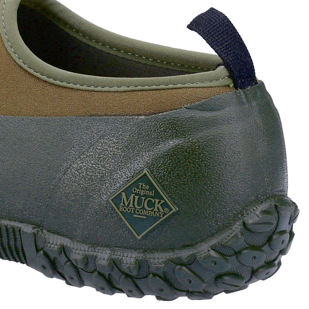 Muck Boots Muckster II Low Size 8 Black Moss Waterproof Slip On Non Safety Shoes Screwfix