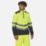 Regatta Pro Hi-Vis 1/4 Zip Fleece Yellow/Navy Small 41" Chest