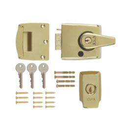 ERA 1930-31  Double Locking Night Latch Brass 60mm Backset