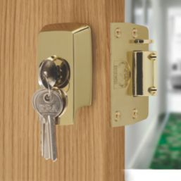 ERA 1930-31  Double Locking Night Latch Brass 60mm Backset