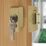 ERA 1930-31  Double Locking Night Latch Brass 60mm Backset