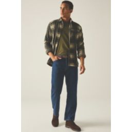 Regatta Frankie  Shacket Smokey Olive/Dark Khaki Check Medium 39-40" Chest