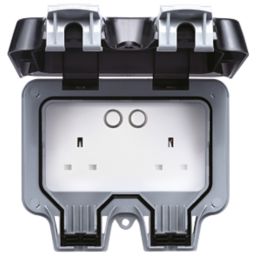 British General  IP66 13A 2-Gang SP Weatherproof Outdoor Switched Smart Wi-Fi Controlled Socket