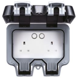 British General  IP66 13A 2-Gang SP Weatherproof Outdoor Switched Smart Wi-Fi Controlled Socket