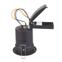 Saxby Major GU10 Tilt  Fire Rated Recessed Downlight Black