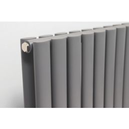 Towelrads Dorney 600mm x 1012mm 2136BTU Anthracite Horizontal Designer Radiator