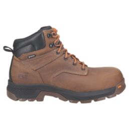 Timberland Pro Titan 6" Size 7  Brown Waterproof  Safety Boots