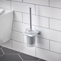 Hansgrohe AddStoris Wall-Mounted Toilet Brush Holder Chrome