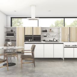 Kraus Gillow Stone Grey Tile-Effect LVT  Flooring 2.2m²