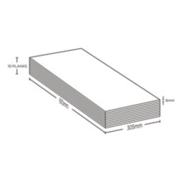 Kraus Gillow Stone Grey Tile-Effect LVT  Flooring 2.2m²