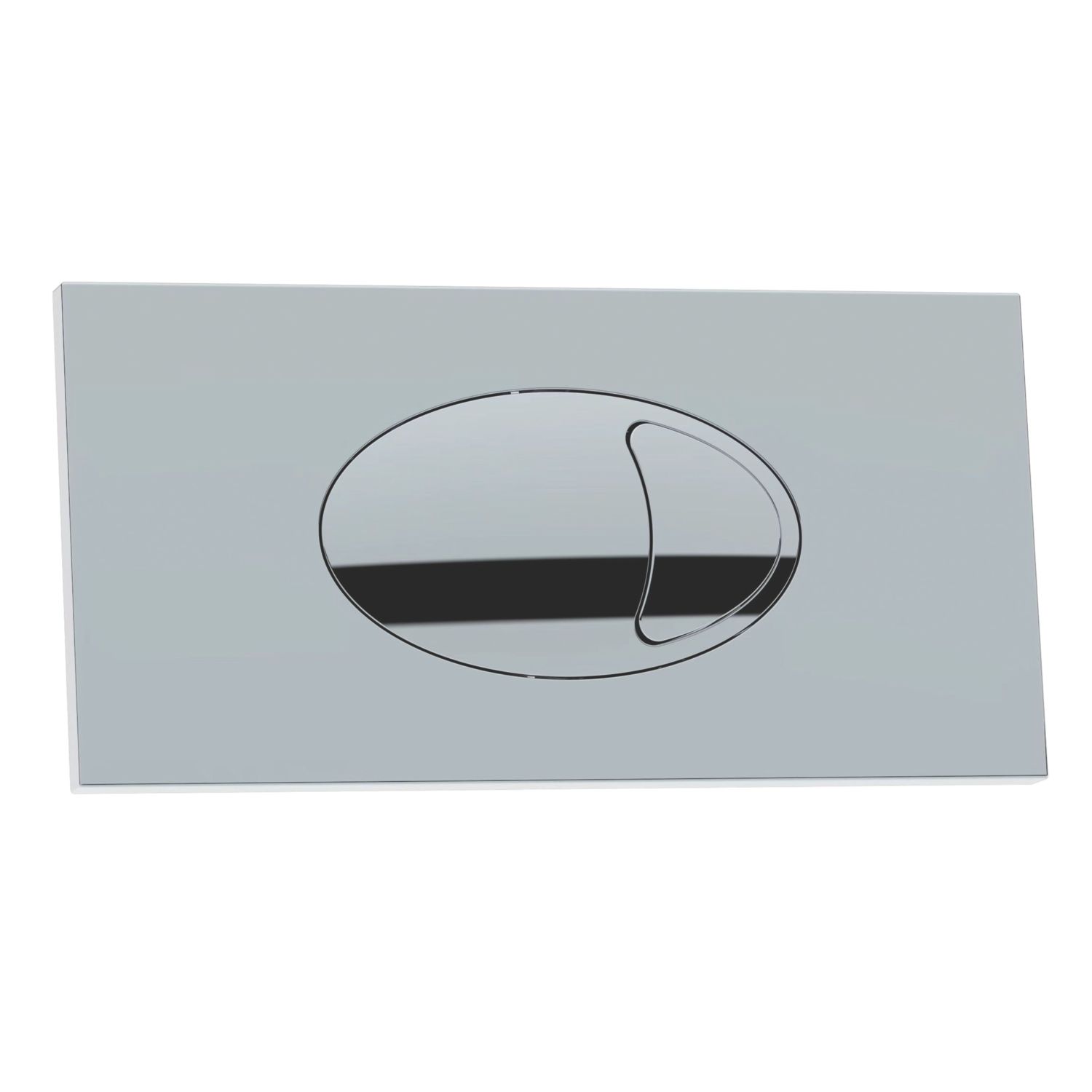 ETAL Porto Dual-Flush Rectangular Plate Chrome (894VN)
