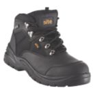 Site Onyx Size 7  Black Waterproof Steel Toe Cap Safety Boots
