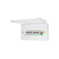 Schneider Electric Easy9 18-Module 10-Way Populated  Dual RCD Consumer Unit
