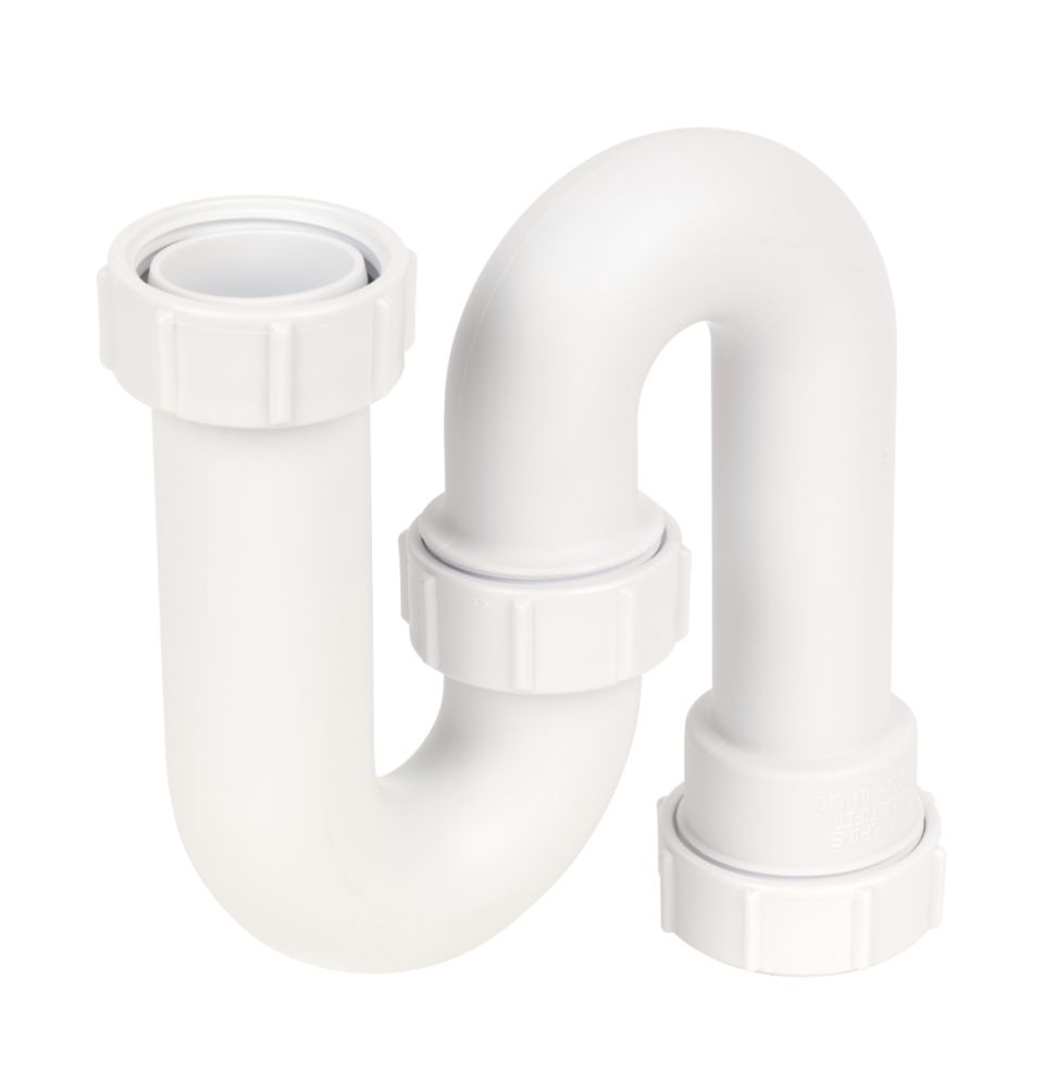 McAlpine Sink S Trap White 32mm Screwfix