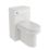 Idaho Bathroom Unit with Back-to-Wall Toilet & Concealed Cistern White Gloss 500mm x 820mm x 769mm 4 Piece Set