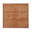 Forest Vertical Board Closeboard  Garden Fencing Panel Golden Brown 6' x 5' 6" Pack of 3