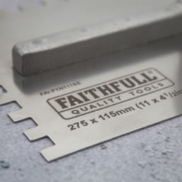 Faithfull  6mm Notched Tile Adhesive Trowel 11" x 4.5"