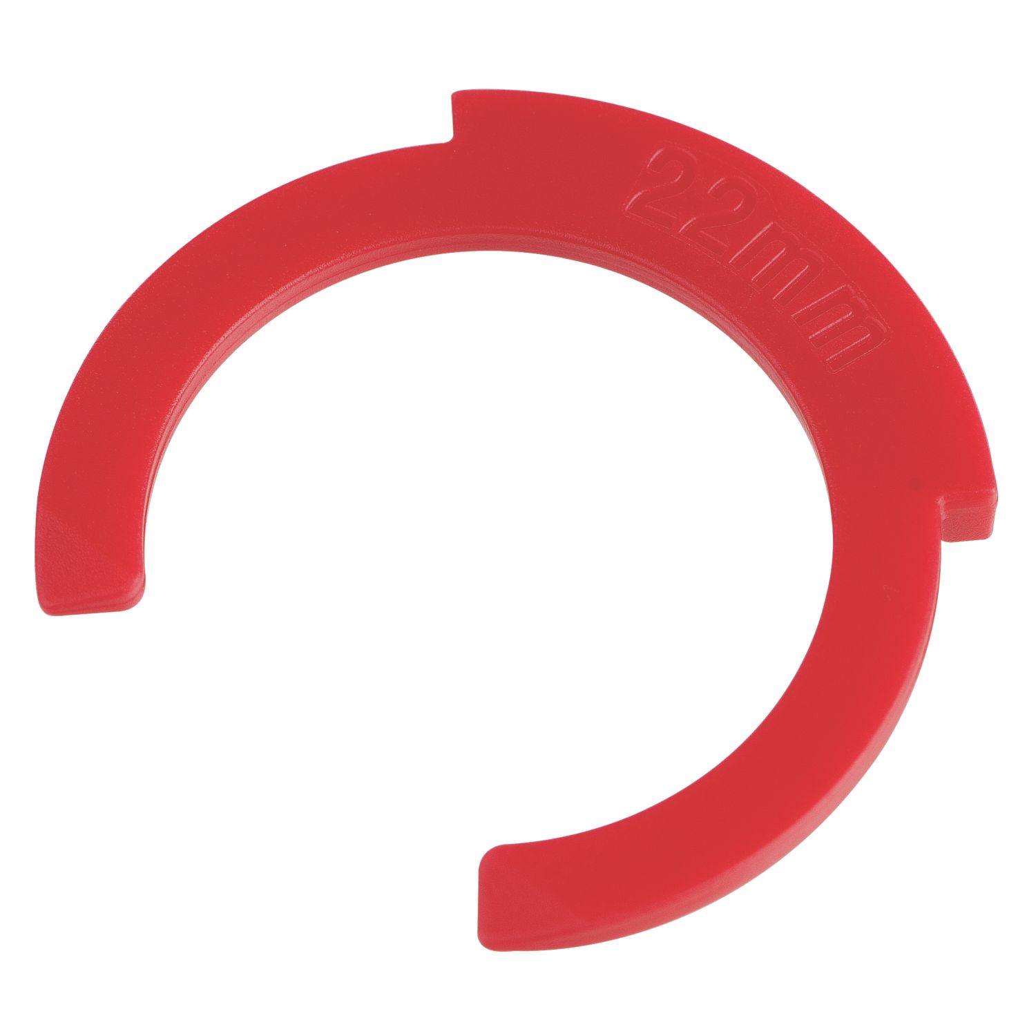 Flomasta Plastic Collet Clips Red 22mm 10 Pack (895HY)