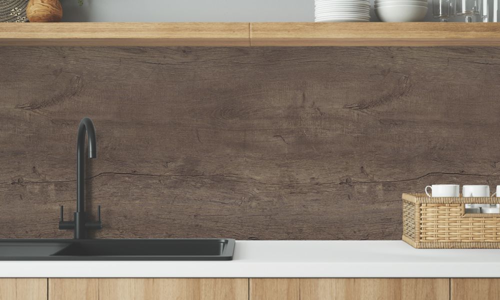 Wilsonart  Viking Oak Mid-Rise Splashback 3050mm x 600mm x 4mm