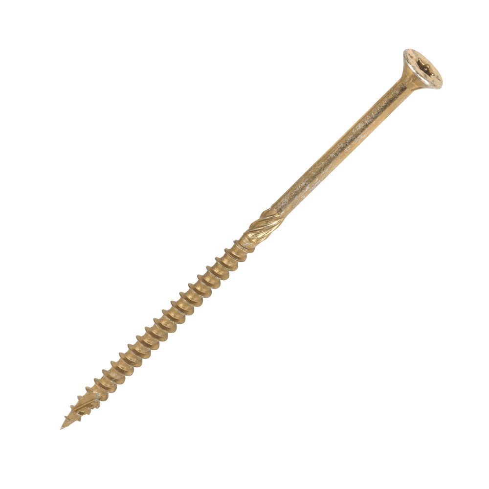 Timco C2 Clamp-Fix TX Double-Countersunk  Multipurpose Clamping Screws 6mm x 130mm 100 Pack