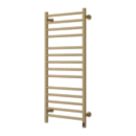 Reina 1200mm x 500mm 495BTU Gunmetal Flat Electric Towel Radiator