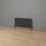Reina 600mm x 1190mm 5277BTU Black Horizontal 3 Column Radiator