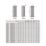Reina 600mm x 1190mm 5277BTU Black Horizontal 3 Column Radiator