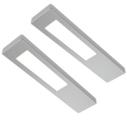 Sensio Ark Pro Rectangular LED Under Cabinet Lights Steel 5W 110-140lm 2 Pack