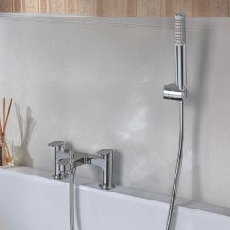 Swirl Sheppey Deck-Mounted  Dual-Lever Bath Shower Mixer