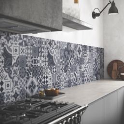 Splashwall  Grey/White/Black Alloy Splashback 2440mm x 750mm x 4mm