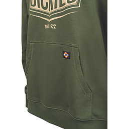 Dickies Rockfield Sweatshirt Hoodie Olive Green Large 39-41" Chest